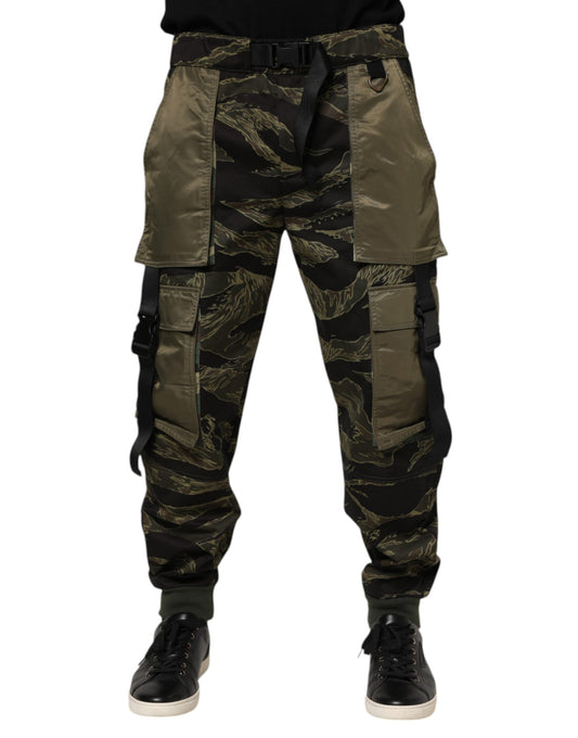 Dolce & Gabbana Mehrfarbige Cargo-Camouflagehose