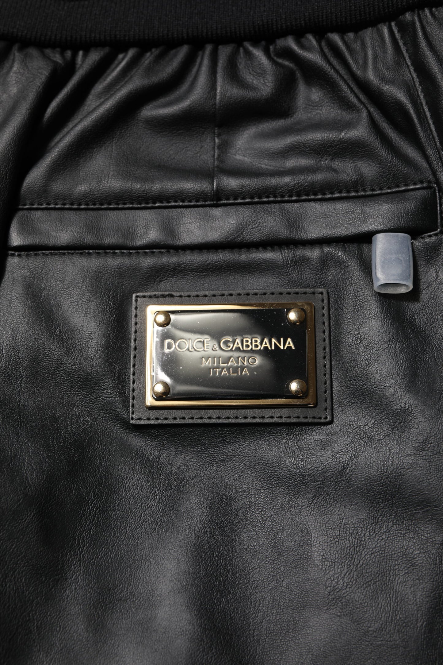 Dolce & Gabbana Schwarze Cargo-Jogginghose aus Baumwolle für Herren