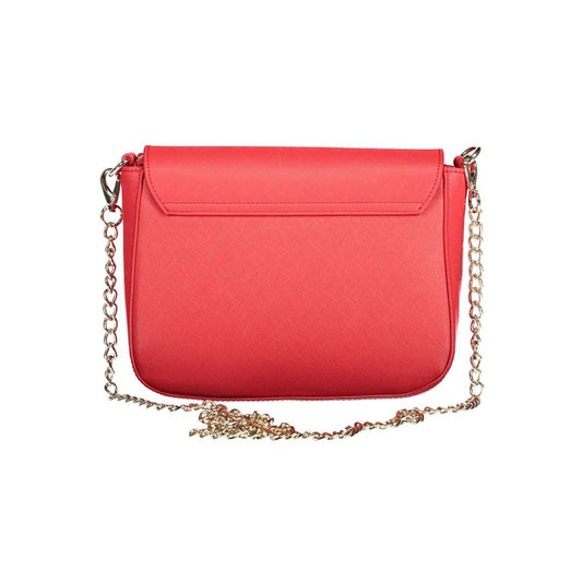 Mario Valentino Rote Polyethylen-Handtasche