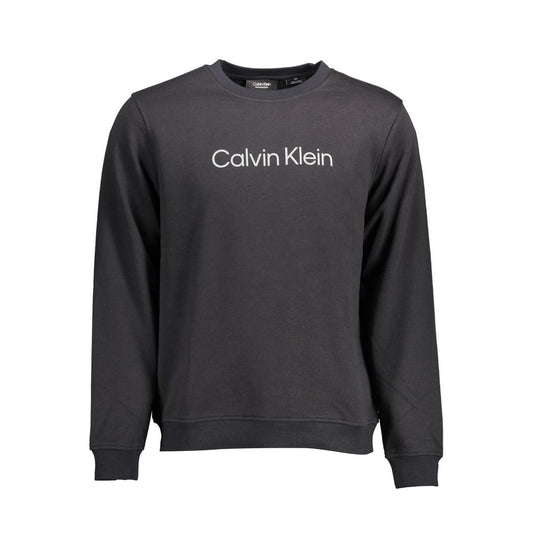 Calvin Klein Herrenpullover aus schwarzer Baumwolle