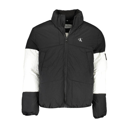 Calvin Klein – Schwarze Herrenjacke aus recyceltem Polyester