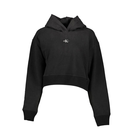 Calvin Klein Damenpullover aus schwarzer Baumwolle
