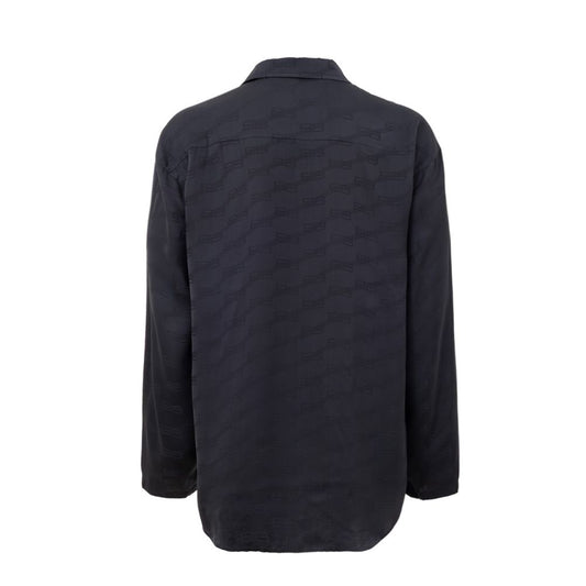 Balenciaga Graues Viskosehemd