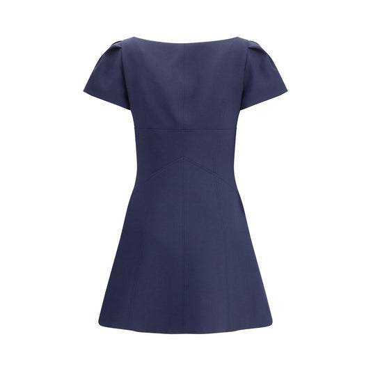 Alexander McQueen Kurzes Kleid mit kurzen gerafften Ärmeln