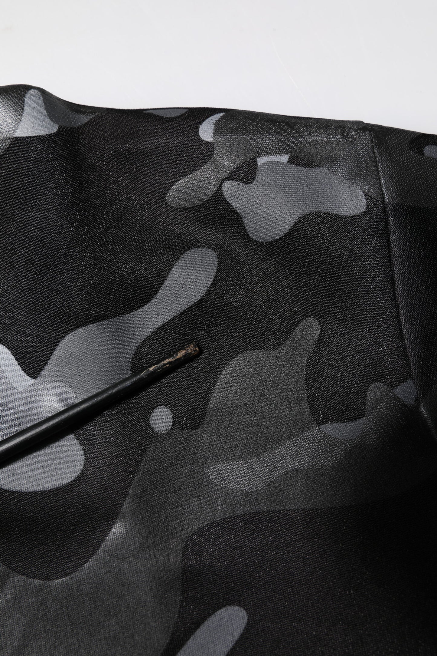 Dolce & Gabbana Schwarzer Camouflage-Pullover