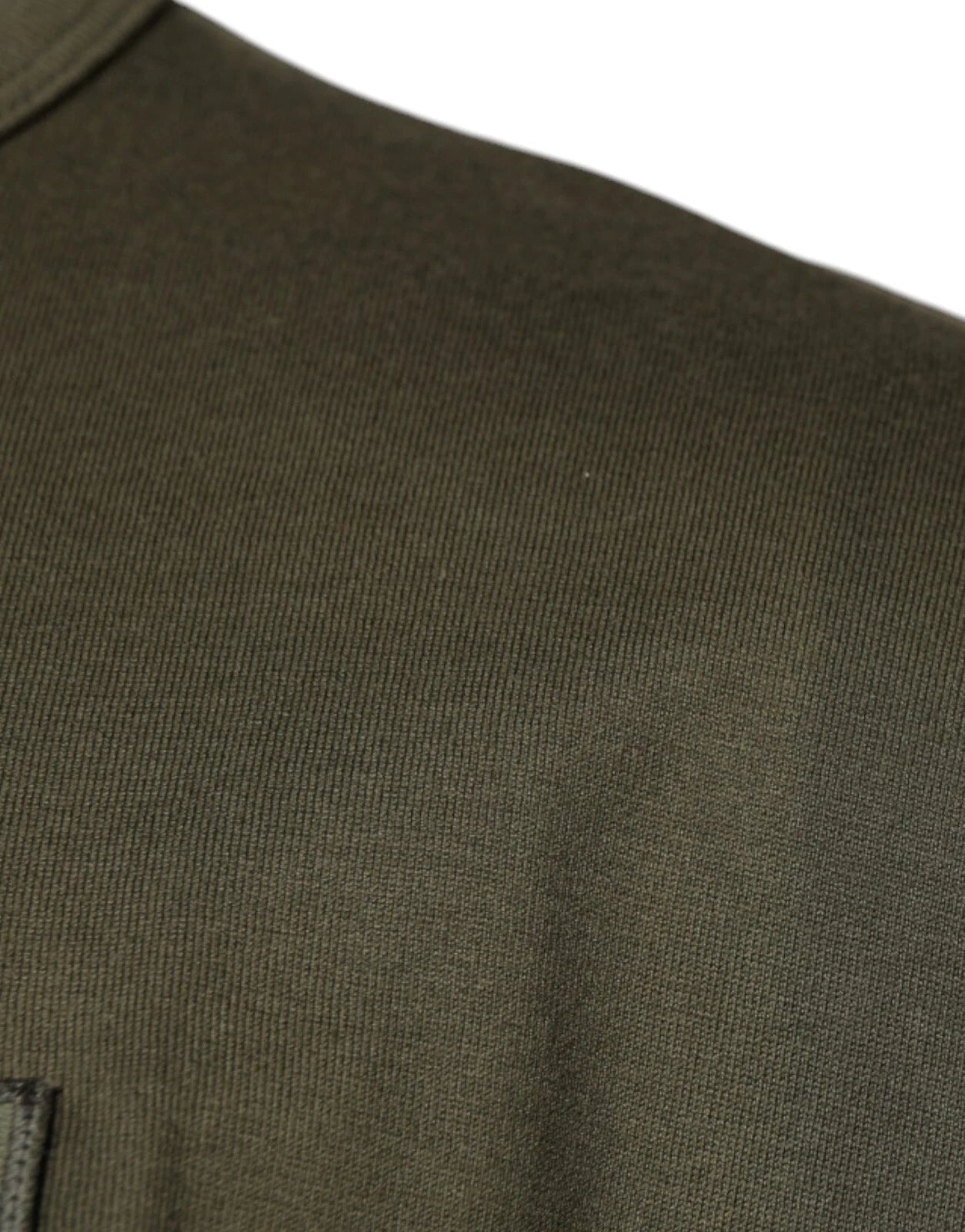 Dolce & Gabbana – T-Shirt aus Baumwolle mit Rundhalsausschnitt „DG Love“ in Armeegrün