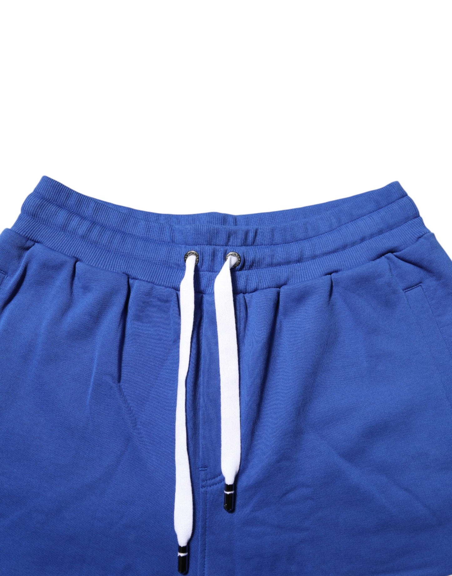 Dolce & Gabbana – Blaue Bermuda-Sweatshorts aus Baumwolle mit Logo