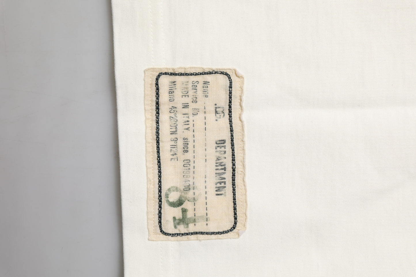 Dolce & Gabbana Weißes Love Peace Baumwoll-T-Shirt für Herren mit Rundhalsausschnitt