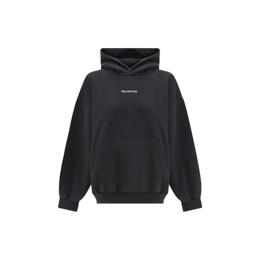 Balenciaga Schwarzes Baumwoll-Sweatshirt