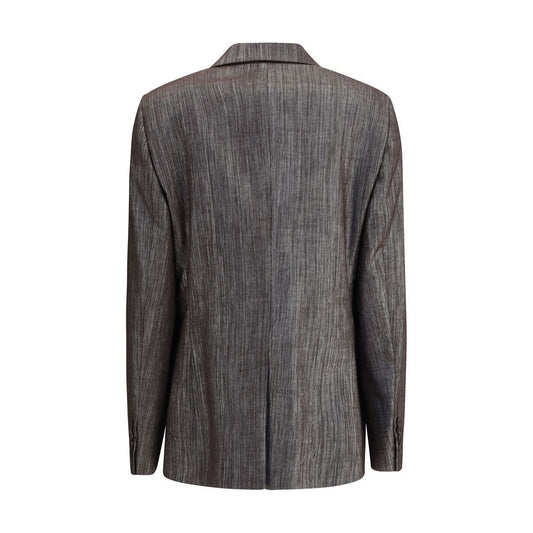Gelber Blazer aus Polyester von Brunello Cucinelli