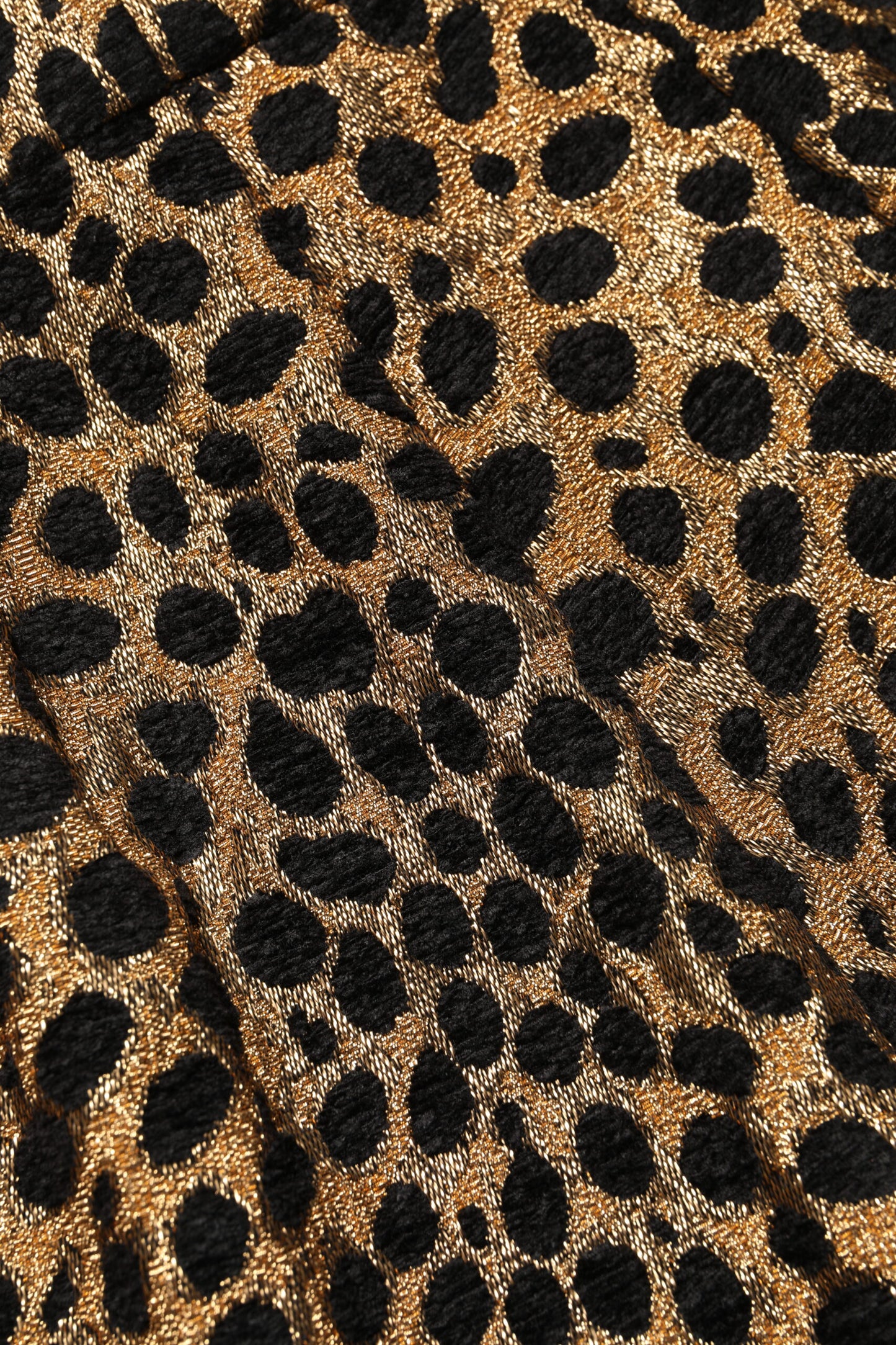 Dolce & Gabbana – Braune Hotpants-Shorts mit Leopardenmuster und hoher Taille