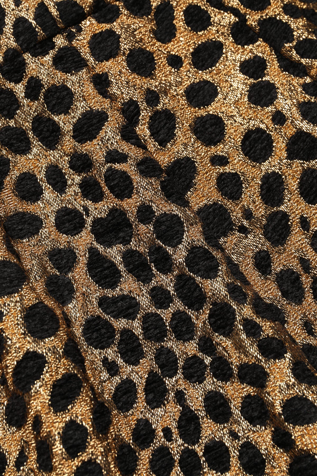Dolce & Gabbana – Braune Hotpants-Shorts mit Leopardenmuster und hoher Taille