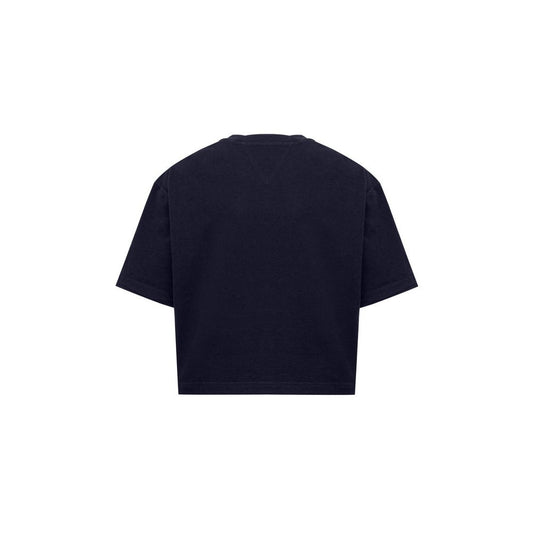 Bottega Veneta Blaues Baumwoll-T-Shirt