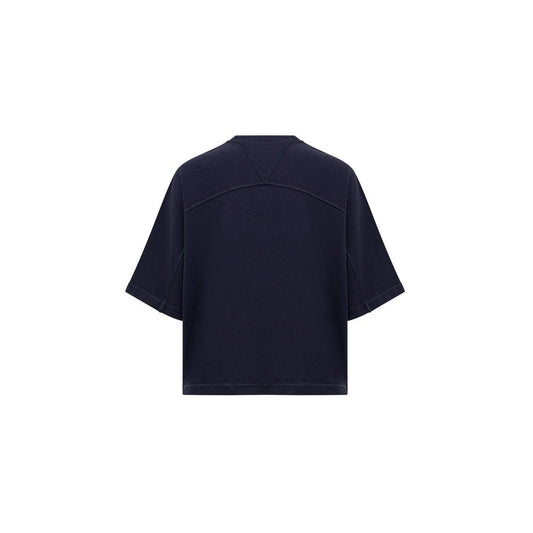 Bottega Veneta Blaues Baumwoll-T-Shirt