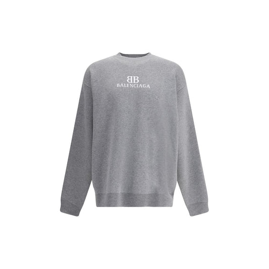 Balenciaga Graues Baumwoll-Sweatshirt