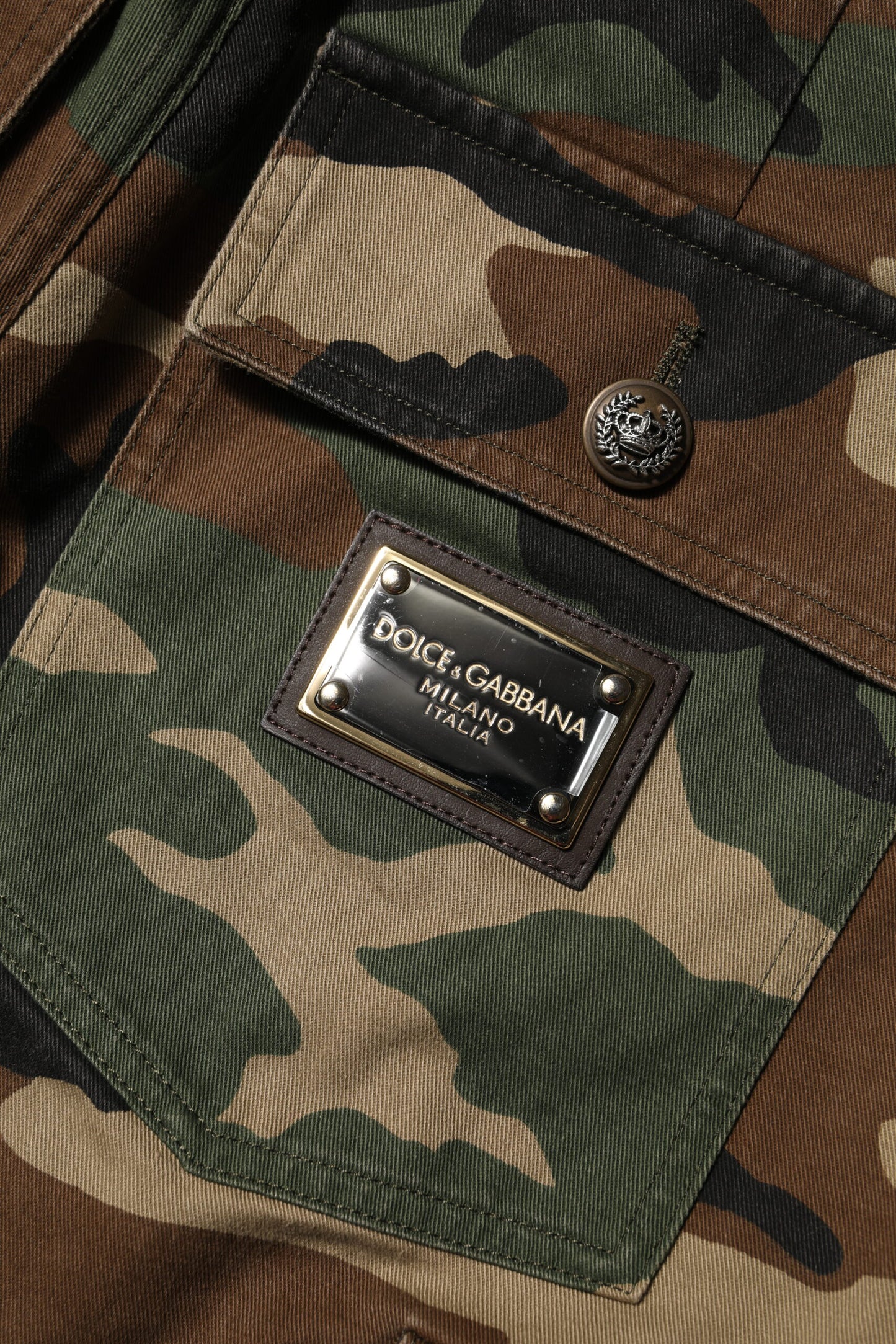 Dolce & Gabbana – Mehrfarbige Cargohose mit Camouflage-Muster