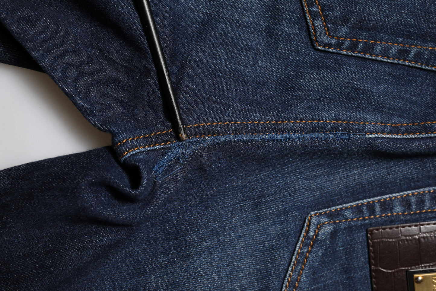 Dolce & Gabbana, Blaue GRACE Skinny-Jeans mit hoher Taille