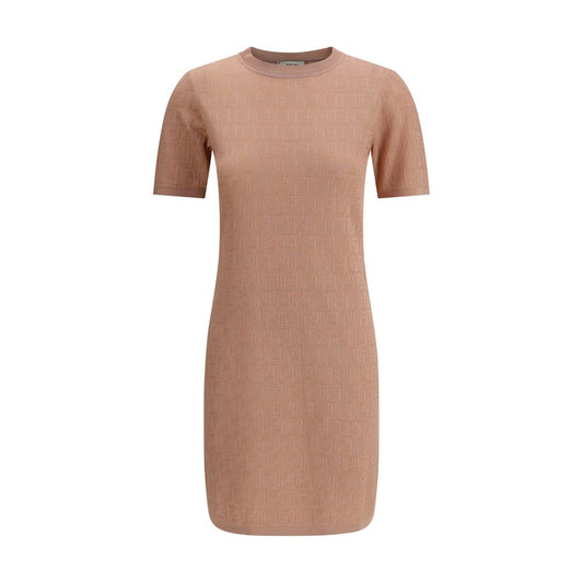 Fendi Baumwoll-Freizeitkleid in Multicolor