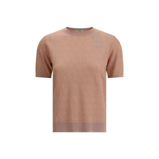 Fendi T-Shirt aus mehrfarbigem Viskosegewebe