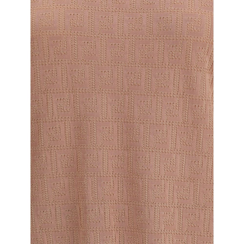 Fendi T-Shirt aus mehrfarbigem Viskosegewebe