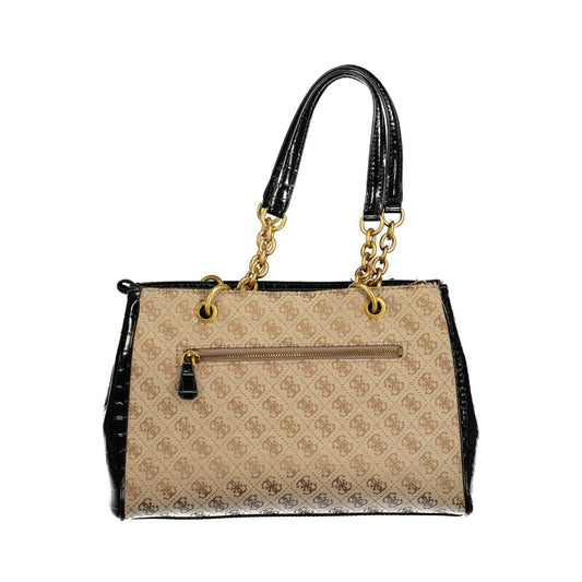 Guess Jeans – Schwarze Polyethylen-Handtasche