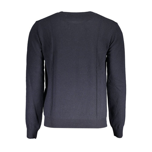 La Martina Blauer Wollpullover