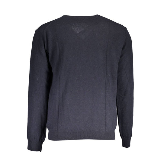 La Martina Blauer Wollpullover