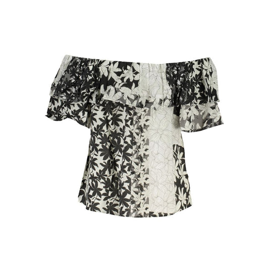Desigual Bianco Cotton Women T-Shirt