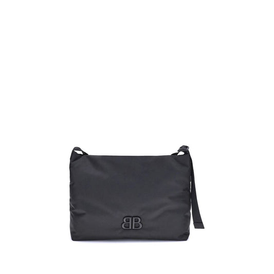 Balenciaga Schultertasche aus schwarzem Stoff