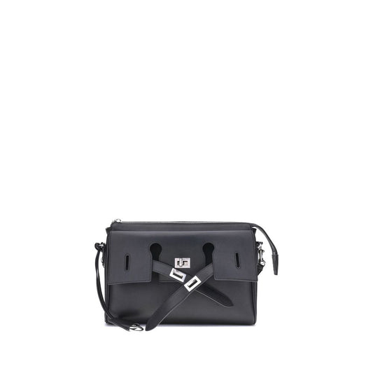 Balenciaga Schultertasche aus schwarzem Kalbsleder Bos Taurus