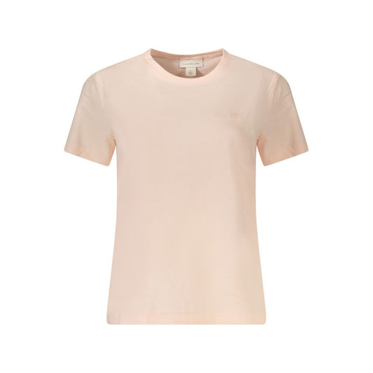 Calvin Klein Rosa Baumwoll-T-Shirt für Damen