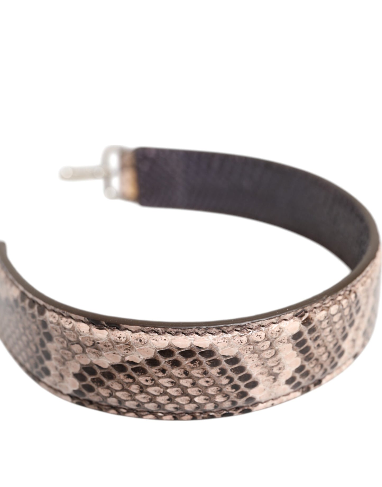 Dolce & Gabbana Beige Exotisches Leder Handtasche Zubehör Schultergurt