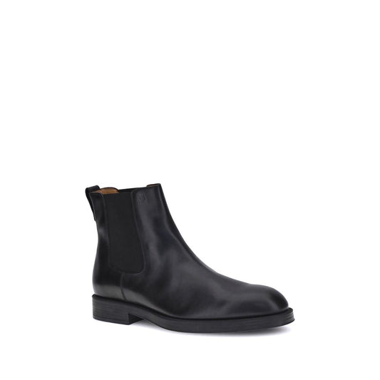 Tod's Chelsea Boots aus schwarzem Kalbsleder Bos Taurus