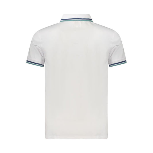 Guess Jeans White Cotton Men Polo Shirt