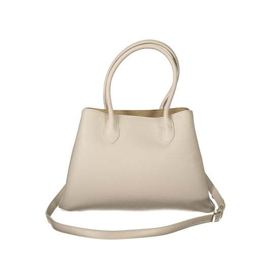 Mario Valentino Beige Polyethylen Damen Handtasche