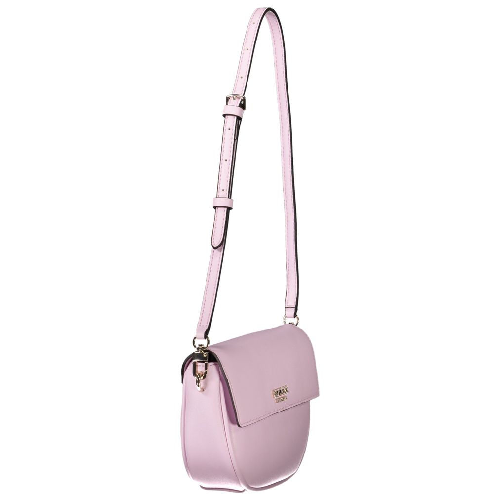 Guess Jeans Pink Polyethylen Damen Handtasche