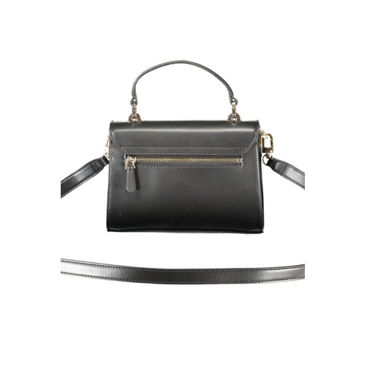 Guess Jeans Schwarze Polyethylen-Damenhandtasche