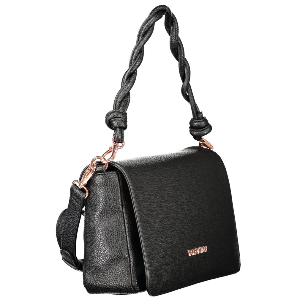 Mario Valentino Schwarze Polyethylen-Damenhandtasche