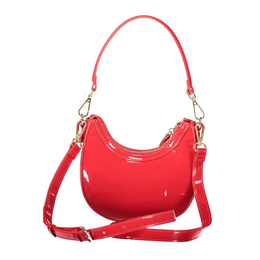 Mario Valentino Rote Polyethylen-Damenhandtasche