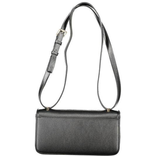 Mario Valentino Schwarze Polyethylen-Damenhandtasche