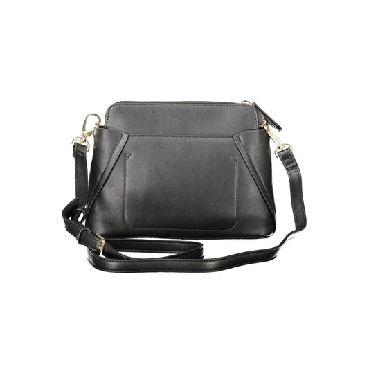 Mario Valentino Nero Damenhandtasche aus Polyurethan