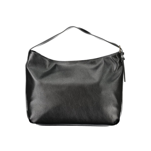 Mario Valentino Schwarze Polyethylen-Damenhandtasche