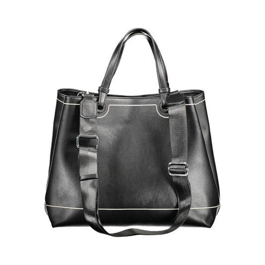 BYBLOS Schwarze Polyethylen-Handtasche