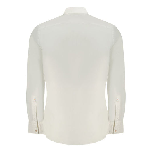 Hugo Boss Weißes Baumwollhemd für Herren