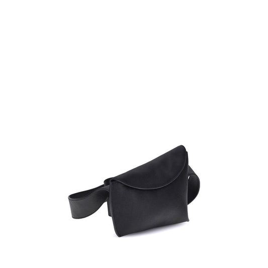 Alexander McQueen Schultertasche Bos Taurus aus schwarzem Kalbsleder