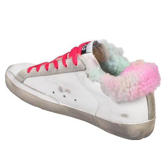 حذاء رياضي جلدي أبيض من Golden Goose