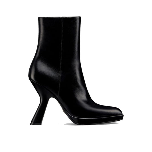 Dior Stiefeletten aus schwarzem Kalbsleder