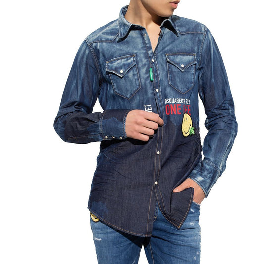 Dsquared² Jeanshemd in Blau