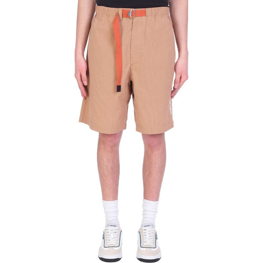 Kenzo Bermuda-Shorts aus brauner Baumwolle