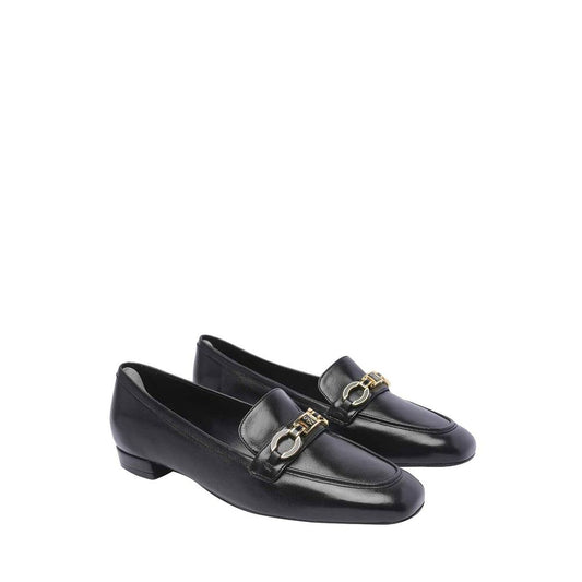 Stuart Weitzman Signature Square Leder-Loafer